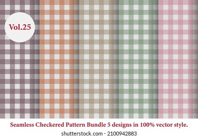 checkered pattern Vol.25,vector tartan,fabric texture in retro style,abstract colored