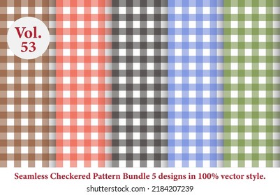 checkered pattern Vol.53,vector tartan,fabric texture in retro style,abstract colored
