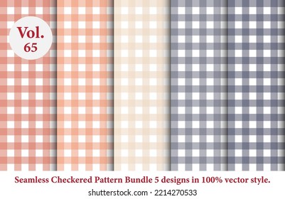 checkered pattern Vol.65,vector tartan,fabric texture in retro style,abstract colored