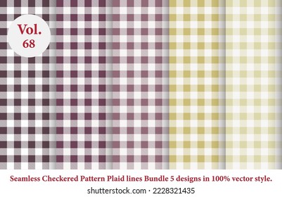 checkered pattern Vol.66,vector tartan,fabric texture in retro style,abstract colored