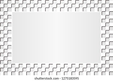 Checkered picture frame, photo frame, material for title and message