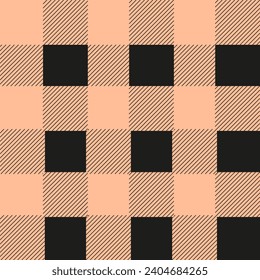 Checkered plaid Seamless Pattern. Design t-shirt and clothes print. Vector illustration can used wallpaper, fabric and textile print. Design for bed linen and blanket.