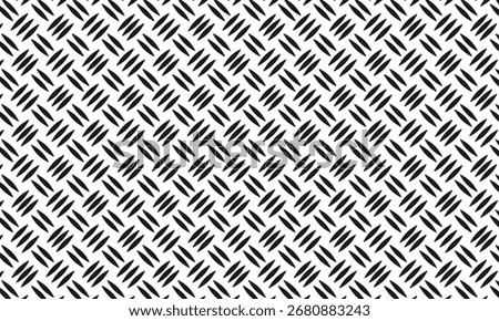 checkered plate seamless pattern, 2x3 diagonal bar vector illustration