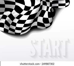 checkered race flag