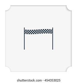 Checkered race flag icon.