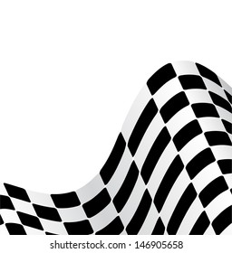 Checkered race flag. Racing flags. Background checkered flag Formula one with space for your text 