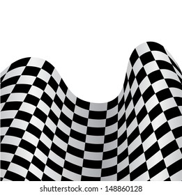 checkered race flag. Racing flags. Background checkered flag