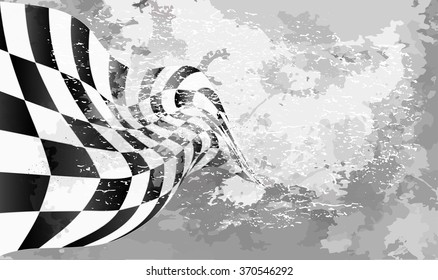 checkered race flag. Racing flags. Background checkered flag Formula one with space for your text