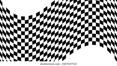 checkered racing flag black and white background