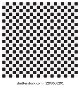 Checkered Racing flag isolated on white.