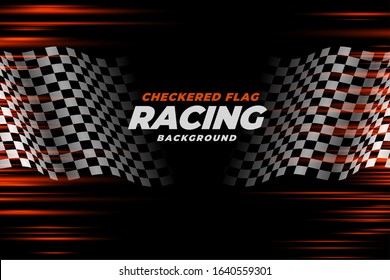 checkered racing flag speed background design - Shutterstock ID 1640559301