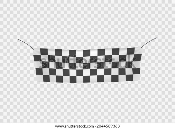 Checkered racing\
waving banners. Wavy black and white flags. Symbolic design of end\
of car race. Background checkered flag with space for your text.\
Vector illustration, eps\
10.\
