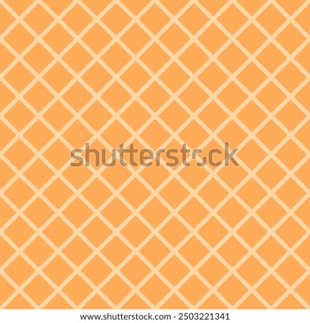 Checkered rhombic background and pattern. Linear seamless repeating vector design. Waffle texture and surface.