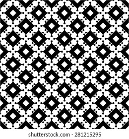 Checkered royal pattern, seamless vector background.