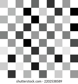 Checkered seamless background pattern of squares and diamond. Grey, Black and white theme. Simple flat geometric and abstract vector illustration. random color monochrome. for fabric print textile
