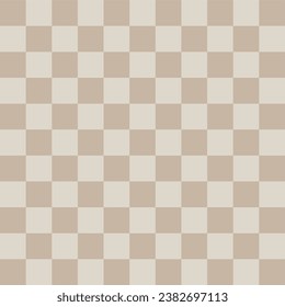 Checkered seamless beige pattern background use for background design, print, social networks, packaging, textile, web, cover, banner and etc.