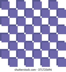 Checkered seamless pattern. Abstract geometric background. Vector illustration. 