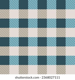 Checkered seamless pattern. Chequered backdrop for textile, tablecloth,clothes etc.