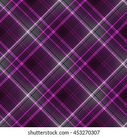 Checkered seamless pattern. Cowboy ornament. Abstract symmetrical background. Vector eps10