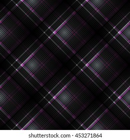Checkered seamless pattern. Cowboy ornament. Abstract symmetrical background. Vector eps10