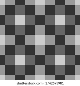 Checkered seamless pattern. Fabric background. Checks ornament. Textile print. Tiles wallpaper. Squares illustration. Geometric ornate. Ethnic motif. Digital paper, cloth design, abstract vector