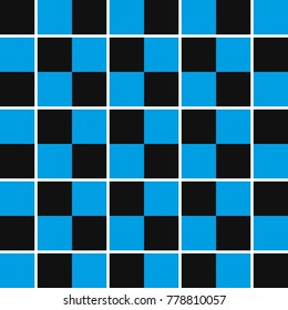 Checkered seamless pattern. Vector illustration. Abstract geometric background.