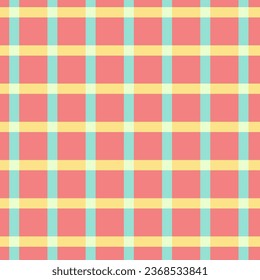 Patrón transparente verificado.Patrón repetido de prueba tartan de Gingham. Fondo de textura de la ilustración del vector.