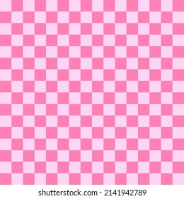 Checkered seamless sweet pink tone background. Tablecloth pattern. Love, valentine, baby girl, it's a girl, wedding, women, feminine, nice, cute, amore concept. textile, fabric, paper, printing usage.