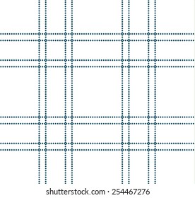 Checkered seamless texture. Scottish vector pattern. Plaid fabric background. Unusual ornament tartan.