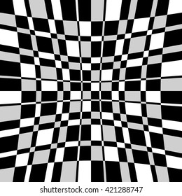 Checkered, squared mosaic pattern. Abstract geometric illustration.