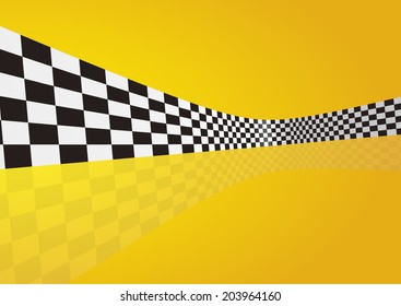 Checkered stripes 3D