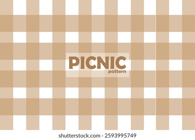 checkered tablecloth motif for background