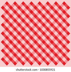 Checkered tablecloth pattern. Decorative vintage design. 