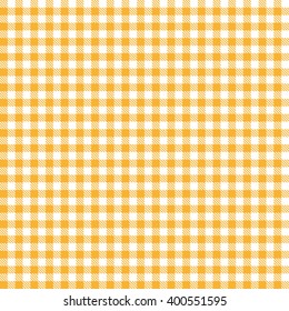 Checkered tablecloth pattern ORANGE- endlessly