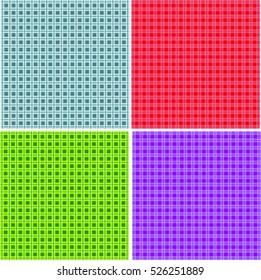 Checkered tablecloth seamless pattern