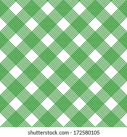 Checkered tablecloth. Seamless vector 