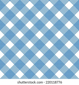 Checkered tablecloth. Seamless vector 