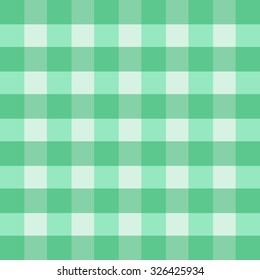 Checkered tablecloths green 
