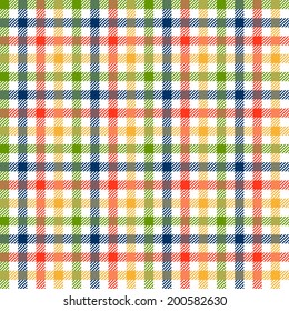 Checkered tablecloths pattern colorful - endless