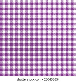 Checkered tablecloths pattern - endless - purple