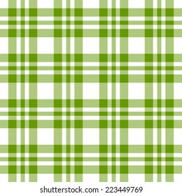 Checkered tablecloths pattern green - endless