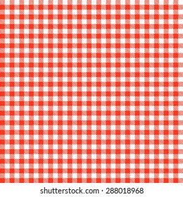 Checkered tablecloths patterns RED - endlessly