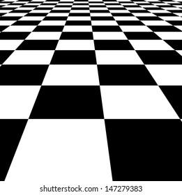 Checkered texture 3d background.