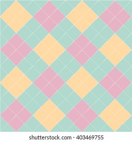 Checkered texture colored in pastel colors