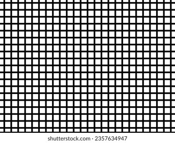 Premium Vector  Geometric pattern of black figures on a white background  seamless in one directionscale method