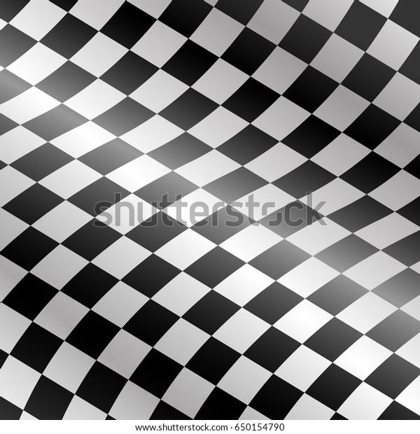 Checkered wave design for race championship
background vector
illustration.