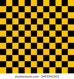 checkered yellow black pattern for transparent background, check tile square black white pattern