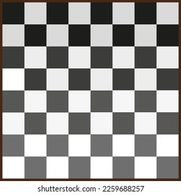 Checkers board. Business concept. Vector illustration.