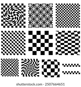 Checkers Design bundle, distressed checkers, checkbox pattern, grunge checkbox