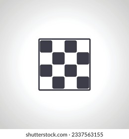 Checkers game icon. Checkers icon